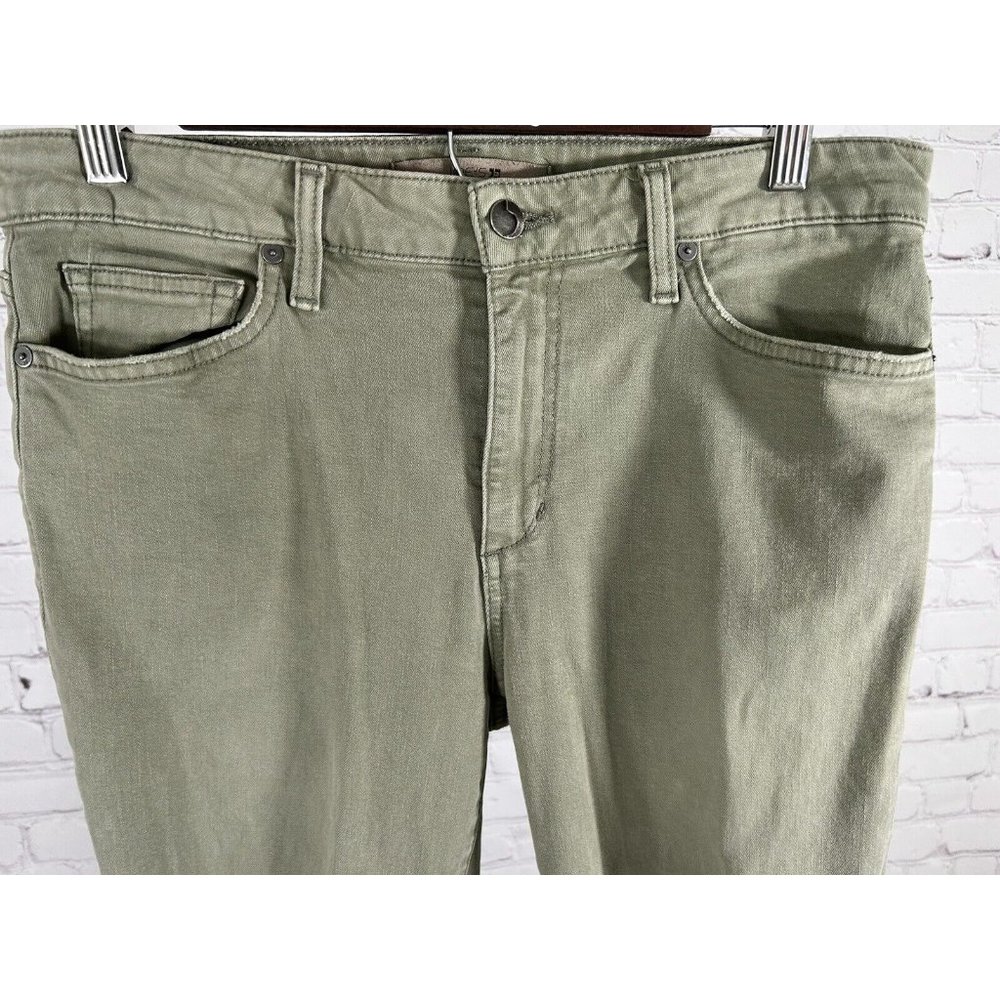 Joe's Jeans Military Green Distressed Skinny Ankle Mid Rise Jeans Pants (30x28) - Picture 5 of 13